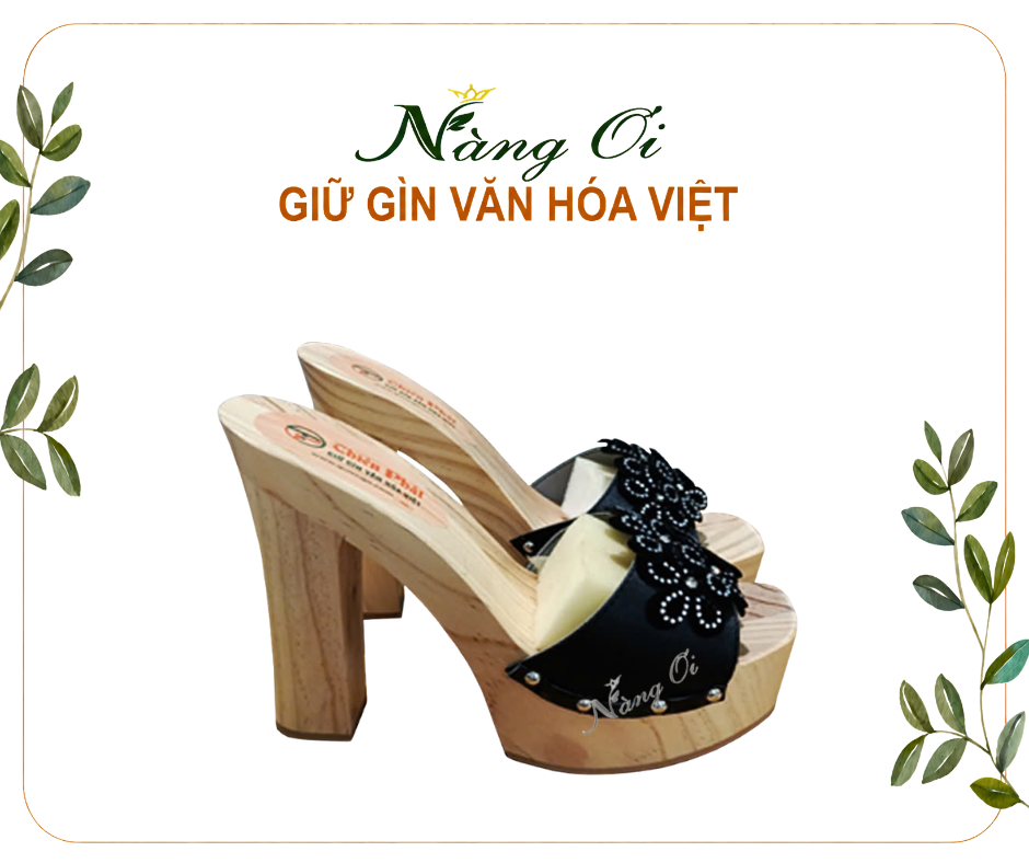 guốc gỗ nữ